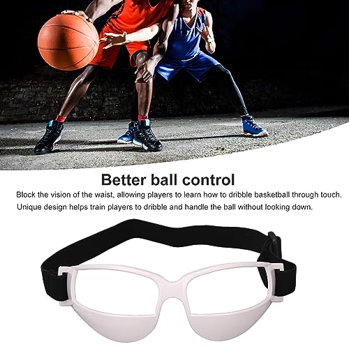 Horoper Basketball Goggles Basketball Training Tool Lightweight Adjustable and Anti Bowing Basketball Dribbling Goggles for Enhanced Skills and Head Protection
