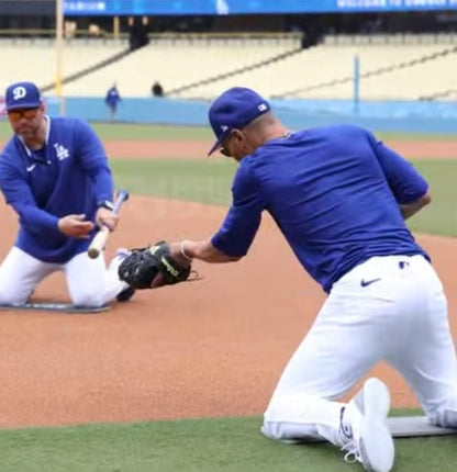 Trosky Pro Portable Rebounder & Trosky Knee Pad Bundle – Infield Training Aid for Baseball & Softball – Improve Glove Work, Reaction Time & Fielding Mechanics – Endorsed by Bobby WITT Jr.