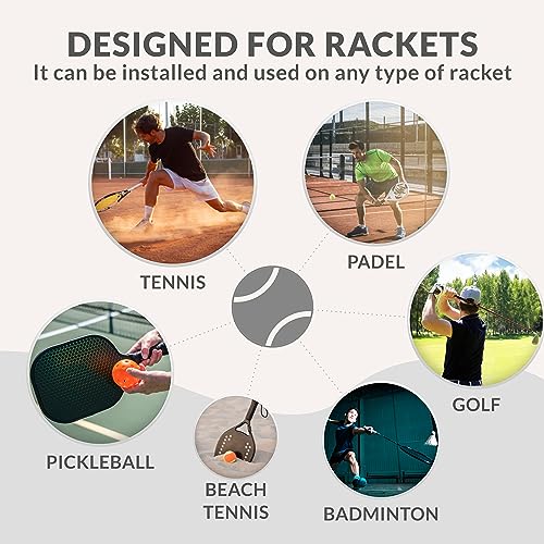 Palbea Padel Racket Grip Tape - Packs of 3/6/12/22/60. Padel Tennis Racket Grip Tape - Padel Tennis Grips Overgrip for Sweat Absorption & Non-Slip. Also Suitable as Tennis Racquet Grip Wrap Tape. - style: 6-Pack White