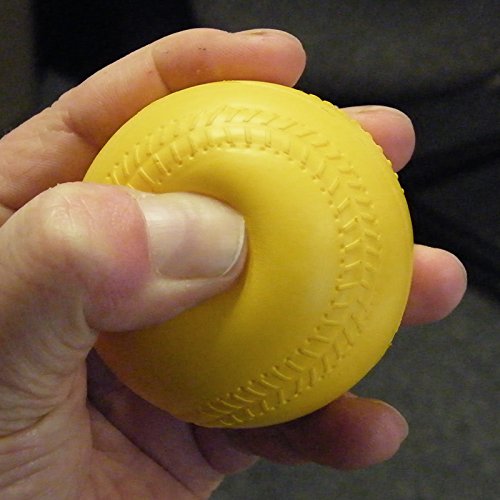 Jugs Lite-Flite Baseballs (One Dozen) , Optic Yellow , 9-inch