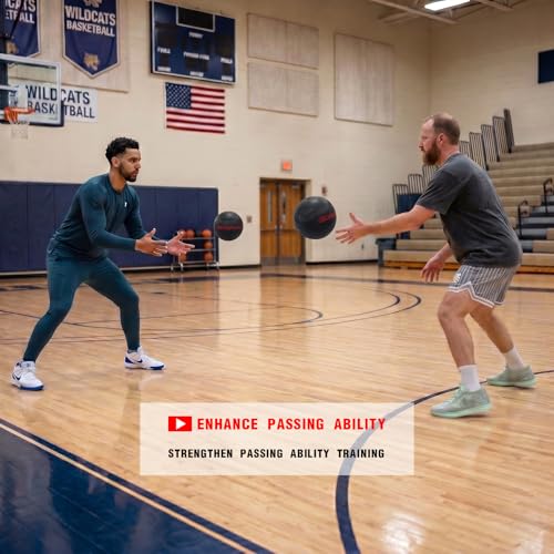 2LBS/1.3LBS Weighted Heavy Basketball Size 3 Training Ball for Improving Dribbling and Control Small Weighted Basketball for Ball Handling Drills and Finger Strength Practice