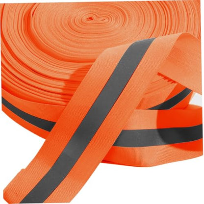 Volleyball Boundary Lines, Beach Volleyball Lines 2'' x 328' Nylon Beach Vibrant Orange Boundary Tear-Resistant Reflective Caution for, Sand