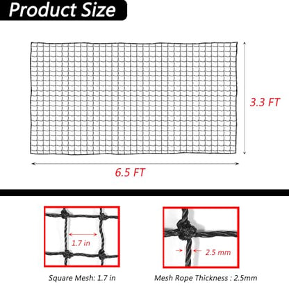 Pitching Net 3.3 x 6.5 FT Baseball Training,Baseball Rebound Net,Suitable for Backyard Practice Throwing,Receiving,Blocking Tennis,Softball,Soccer,Golf etc.