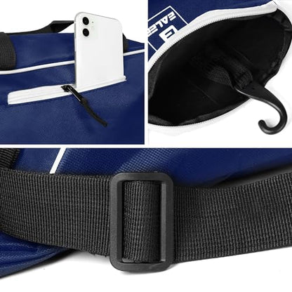 EALER Baseball Bat Tote Bag & T-ball, Softball Equipment Bag - Gear for Kids, Youth, and Adults Holds Bat, Helmet, Glove, Cleats, Shoes and More - color: Navy