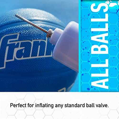 Franklin Sports Metal Inflating Needles - 3 Pack, silver, One Size (3118)