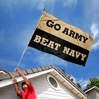 College Flags & Banners Co. Go Army Beat Navy Football Banner Flag
