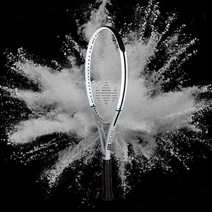 Diadem Rise 25 Grey Junior Racket | Youth Recreational Tennis Racket, High Performance, Pre-Strung | Indoor/Outdoor Play | 25” Length Ideal for Kids Ages 11-13