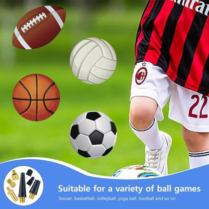 20 Pcs Inflator Needles Converter Pump Kit Bicycle Valve Adapter DV AV SV Converter Basketball Pump Football Ball Pump Sports Ball Inflator Equipment - color: gray