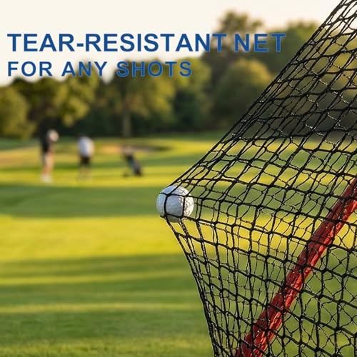 Golf Net, 10 X 7 Ft Foldable Golf Practice Net with Side Barrier and Carrying Bag for Home Backyard Garage Practising Training Driving Chipping Swing - size: Golf Net + Target