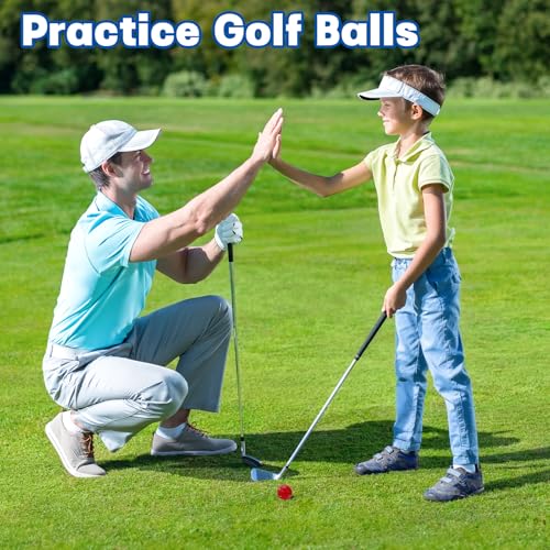 Coopay 72/150/300 Pack Practice Golf Balls, 42mm Plastic Golf Training Balls with a Drawstring Bag Hollow Sports for Swing Practice Driving Range Backyard Home Indoor Outdoor Use