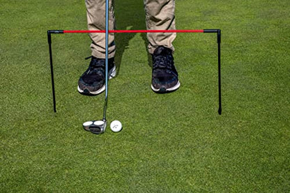 Callaway Golf Hinge Alignment Stix - Alignment Training stix That Hinge and Stick in The Ground for Additional Training and Alignment