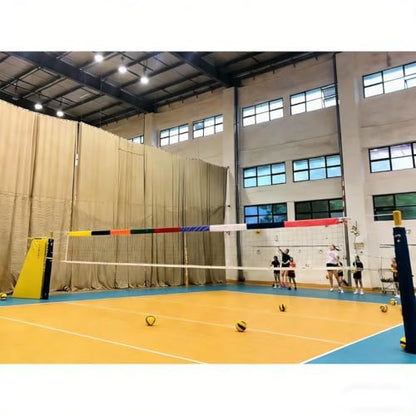 Volleyball Setter Training Tape – 9-Zone Net Target Strip, 29.5ft for Indoor, Beach & Backyard Practice
