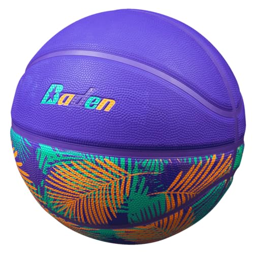 Baden | Legend Court Canvas | Creative Design Outdoor Rubber Game Basketball | Youth & Adult Size 5,6,7 - color: Cali Livin', size: Size 7 (29.5")