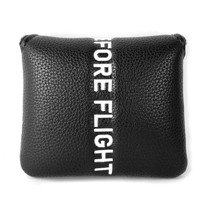 Golf Head Cover with RBF Design for Golf Club - size: for Large Mallet, style: Black