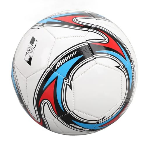 Alomejor Size 5 Soccer Ball, Premium PVC Wear Proof Sports Ball with Rubber Inner for Indoor Outdoor Training Match, Standard Soccer for Adults Teenagers