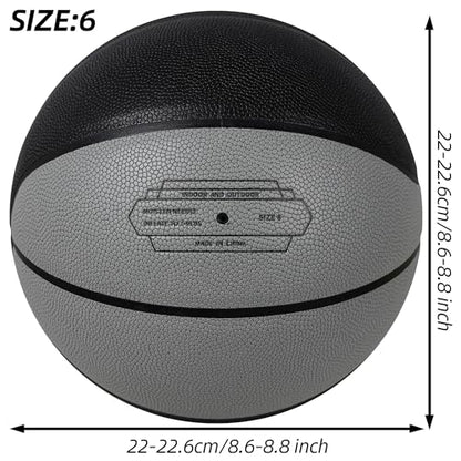 Basketball Weighted 1kg Auxiliary Heavy 2.2lbs Size 6 for Indoor and Outdoor Training, Training Heavy Basketball for Improving Dribbling, Passing Skills and Ball Control
