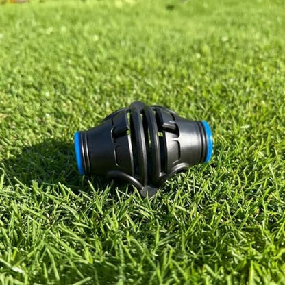 Putt Liner 360 Golf Ball Marker | 360 Degree Line Drawing Alignment Accessory Tool Identification Multicolor Triple Line Golf Gift Premium Quality - style: Black & Blue
