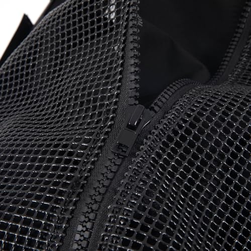 Heavy Duty Large Diving Gear Mesh Bag, Scuba and Snorkeling Gear Mesh Duffle Bag, Large Mesh Travel Duffel Bag, Mesh Beach Bag (With Pocket, 30-inch) - size: 30-Inch