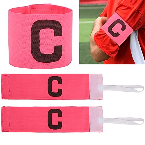 Football Captain Armband, Pack of 10 Nylon Running Exercise Football Header Game Brassard Armband Elastic Paste Winding C Word Armband for Sport Trend Hiking Mountaineering