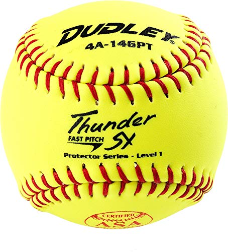 Dudley 10 Inch SY Protector Series Level 1 Fastpitch Softball USA (ASA)- One Dozen: 4A146PT