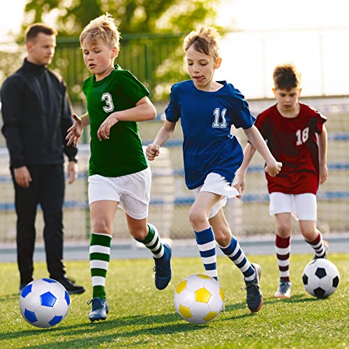 HyDren 24 Pack Soccer Balls Bulk with Pump Official Outside Christian Charity Donation Sport Soccer Balls Gifts for Teens Adults - size: Size 4