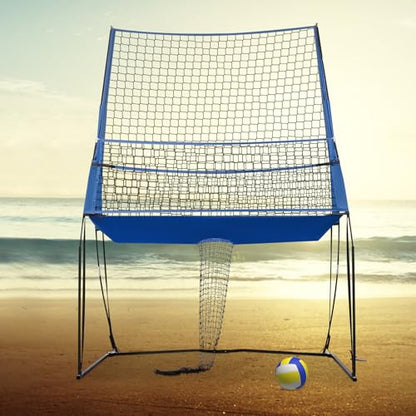 Volleyball Training Net Volleyball Practice Net Adjustable Height Volleyballs Training Nets for Hitting, Serving, and Passing Volleyballs Spike Trainer for Gymnasium, Playground