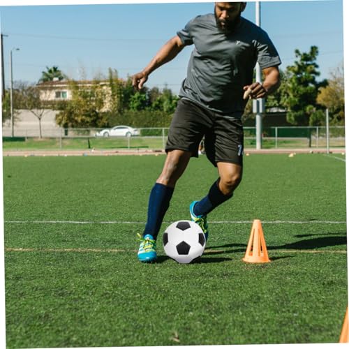 Holibanna Size 5 Soccer Ball Training Football Pu Machine-Stitched Wear-Resistant Soccer Ball and Adults Outdoor Practice Match Use