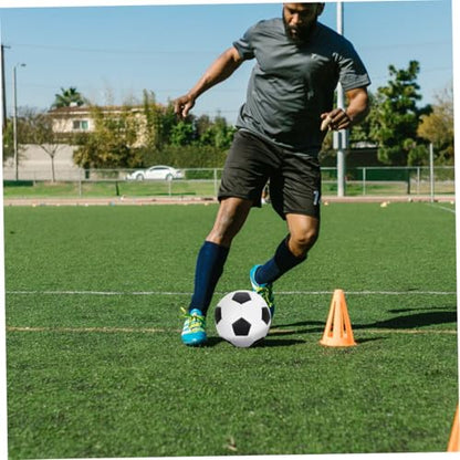 Holibanna Size 5 Soccer Ball Training Football Pu Machine-Stitched Wear-Resistant Soccer Ball and Adults Outdoor Practice Match Use