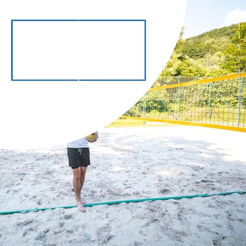 Beach Volleyball Court Marking Line Portable Design Heavy Duty 26.3 Ft X 52.5 Ft - color: Blue
