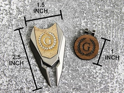 Personalized Divot Tool and Ball Marker Set – Personalized Golf Gift Set – Bulk Golf Gift for High School & University Teams, Senior Night, Banquets, Golf Tournament Gifts
