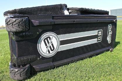 No Errors NO E2 Wheeled Catchers Gear Bag - Large Baseball and Softball Bag for Catcher’s Equipment with Fatboy Wheels - color: Royal