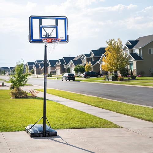 Lifetime Portable Basketball Hoop System - 44 in Adjustable Backboard