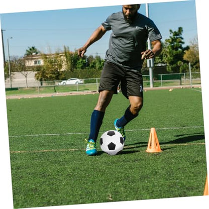 GALPADA Training Soccer Ball Size 5 Pu Machine-Stitched Outdoor Football for Adults and Youth Practice Sports Equipment
