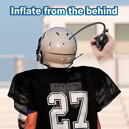 Hiboom Football Helmet Pump, Universal Helmet Inflator Hand Pump with Release Valve