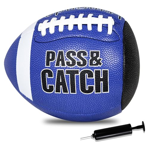 PassCatch Training Football, Combo Set, with Receiver Trainers Hand Straps, Enhance PassCatch Skills