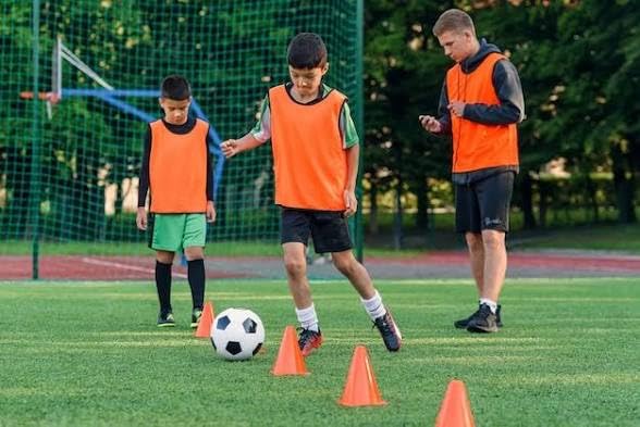 2 Pack Small Agility Soccer Training Cones for Kids