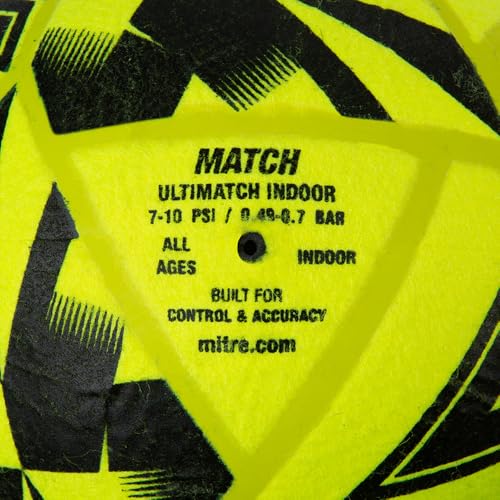 Mitre Soccer Ball League Ultimatch - color: Ultimatch One - Yellow/Black, size: 4