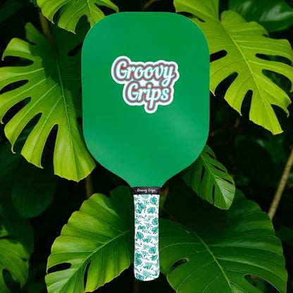 Pickleball Paddle Grip Tape - Stylish Tennis Overgrips, Non-Slip & Precut Racket Grip for Pickleball, Tennis, Badminton - color: Jungle Bloom, size: 3 Grips