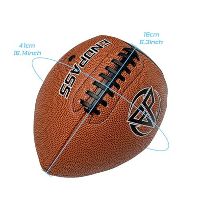 ENDPASS Pass and Catch Pass Back Football Training Practice Equipment for Youth Ball Handling Shooting Skill Improving Supplies - size: Size 3