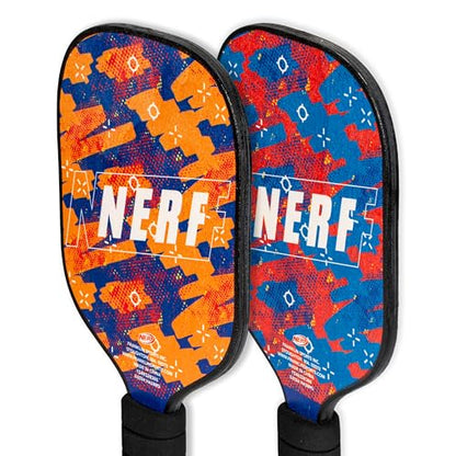 NERF Tabletop Pickleball Set - Mini Tabletop Pickleball Game - Retractable Net Up to 5 Feet - Fits Most Tables