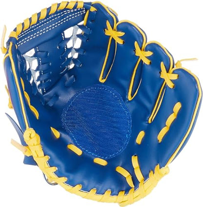 GP Baseball Gloves Youth 8 inch Right-Handed Hook and Loop Fastener Palm Pack with Tennis Ball