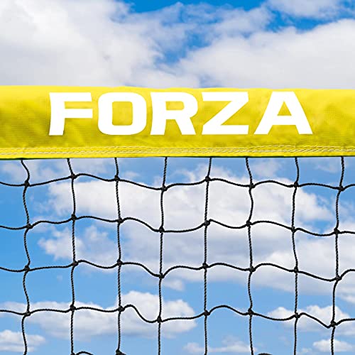 FORZA Football Snap & Pass Trainer Net | 8ft Quarterback Target Net with Adjustable Angles, Durable Steel Frame, and Portable Caster Wheels
