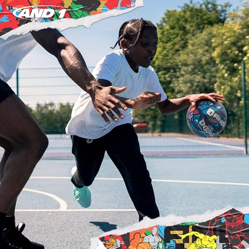 AND1 Mini Basketball Pack Set for Kids (Deflated w/Pump Included): - 7-Inch Premium Youth Size Basketballs, Easy to Grip - color: Enigma, size: 3