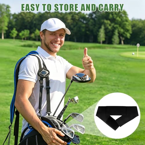 Slider Golf Training Aid, Golf Swing Arm Band for Correct Swing Posture & Maintain Stability, Foldable Elastic Band, Trainer for Left & Right Arm