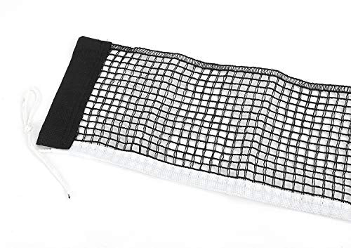 Sports Table Tennis Net Professional Ping Pong Net Portable Easy Setup Net for Ping Pong Easily Attaches to Table Surfaces (No Post Included)