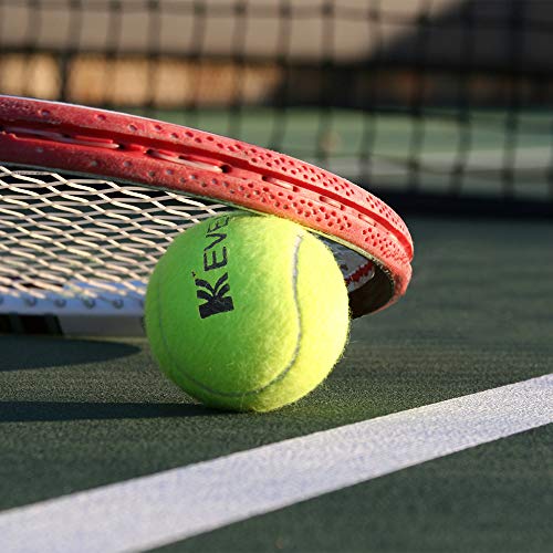 KEVENZ 6-Pack Pressurized Tennis Ball, 2 Cans with Seal Design,Advanced All Courts Balls,Highly Elasticity, More Durable, Good for Beginner Training Ball