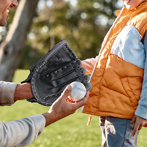 Baseball Gloves Softball Glove,12.5 Player Preferred Wear-Resistant PU Material Thicken Softball Fielding Glove,Left Hand Gloves Right Hand Throw for Youth Adult