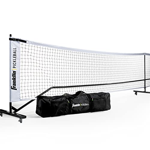 Franklin Sports Portable Outdoor Pickleball Net - Regulation Size 22' Foot Net with Travel Bag - style: Official Size Net with Wheels