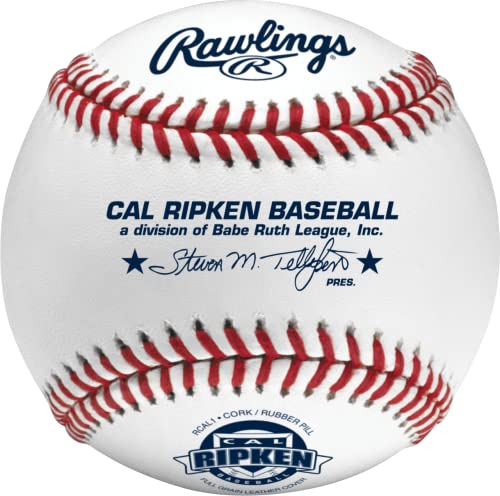 Rawlings | Cal Ripken Baseballs | Competition Grade | RCAL1 | Youth/14U | Multiple Count Options - style: Dozen