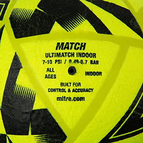 Mitre Soccer Ball League Ultimatch - color: Ultimatch One - Yellow/Black, size: 5